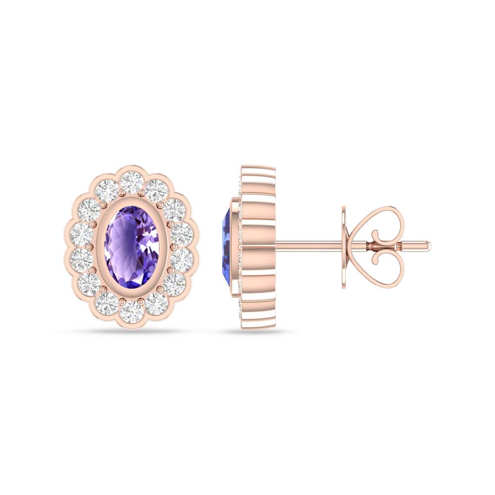 Rose Gold - Tanzanite